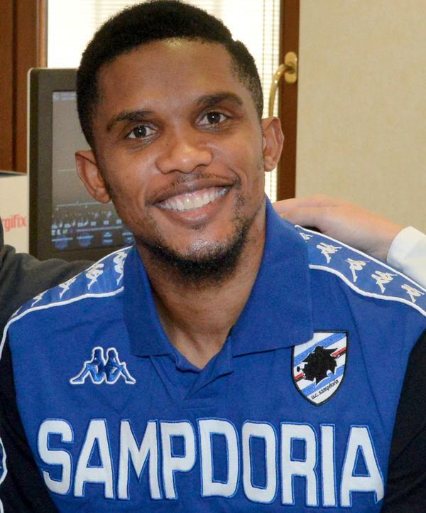 Jalani Tes Medis, Eto'o Sudah Kenakan Kaos Sampdoria